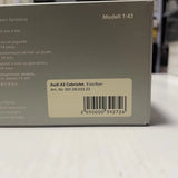 [Minichamps] 1:43 Audi 2008 A3 Cabriolet Silver Model Car Die-Cast