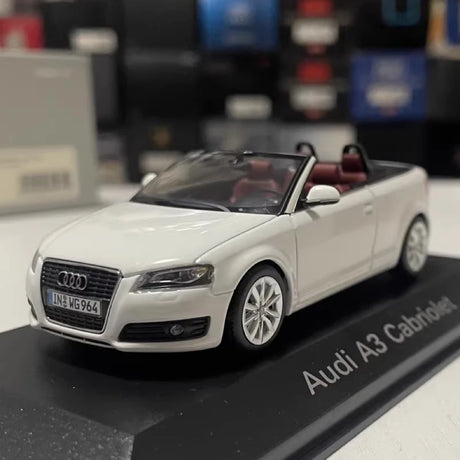 [Minichamps] 1:43 Audi 2008 A3 Cabriolet White Model Car Die-Cast