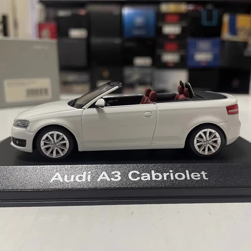 [Minichamps] 1:43 Audi 2008 A3 Cabriolet White Model Car Die-Cast