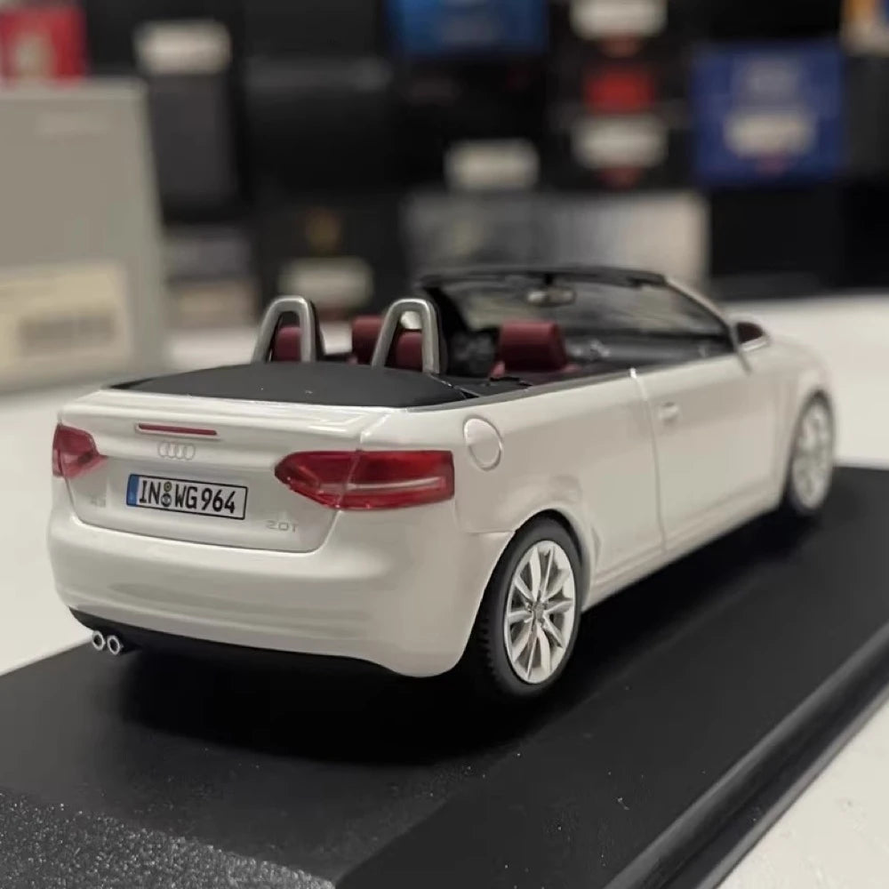 [Minichamps] 1:43 Audi 2008 A3 Cabriolet White Model Car Die-Cast