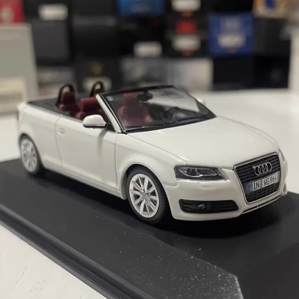 [Minichamps] 1:43 Audi 2008 A3 Cabriolet White Model Car Die-Cast