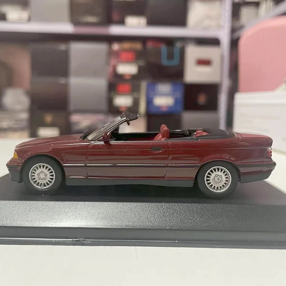 [Minichamps] 1:43 BMW 1993 E36 325i Cabriolet rosso modellino di auto Die-Cast