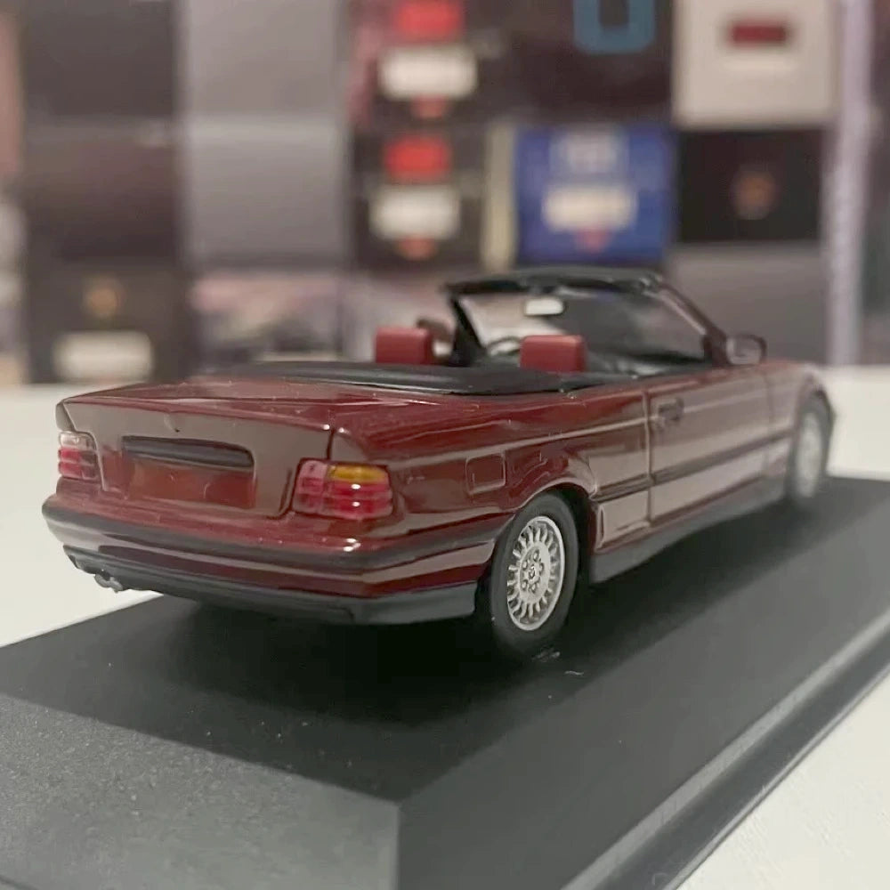 [Minichamps] 1:43 BMW 1993 E36 325i Cabriolet rosso modellino di auto Die-Cast