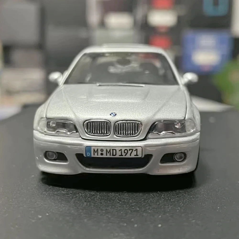 [Minichamps] 1:43 BMW 2000 E46 M3 Coupe Silver Model Car Die-Cast