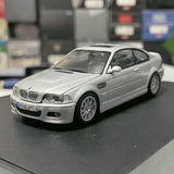 [Minichamps] 1:43 BMW 2000 E46 M3 Coupe Silver Model Car Die-Cast