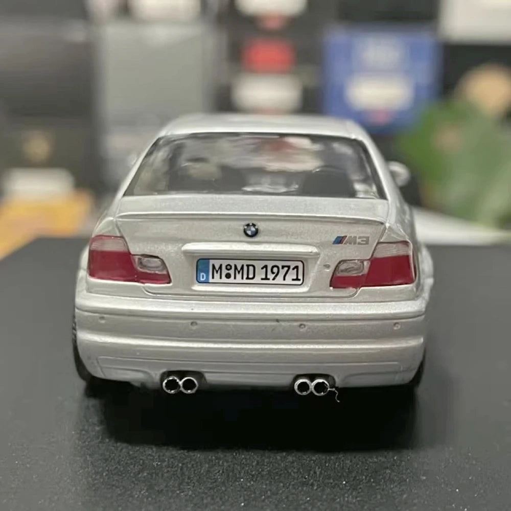 [Minichamps] 1:43 BMW 2000 E46 M3 Coupe Silver Model Car Die-Cast