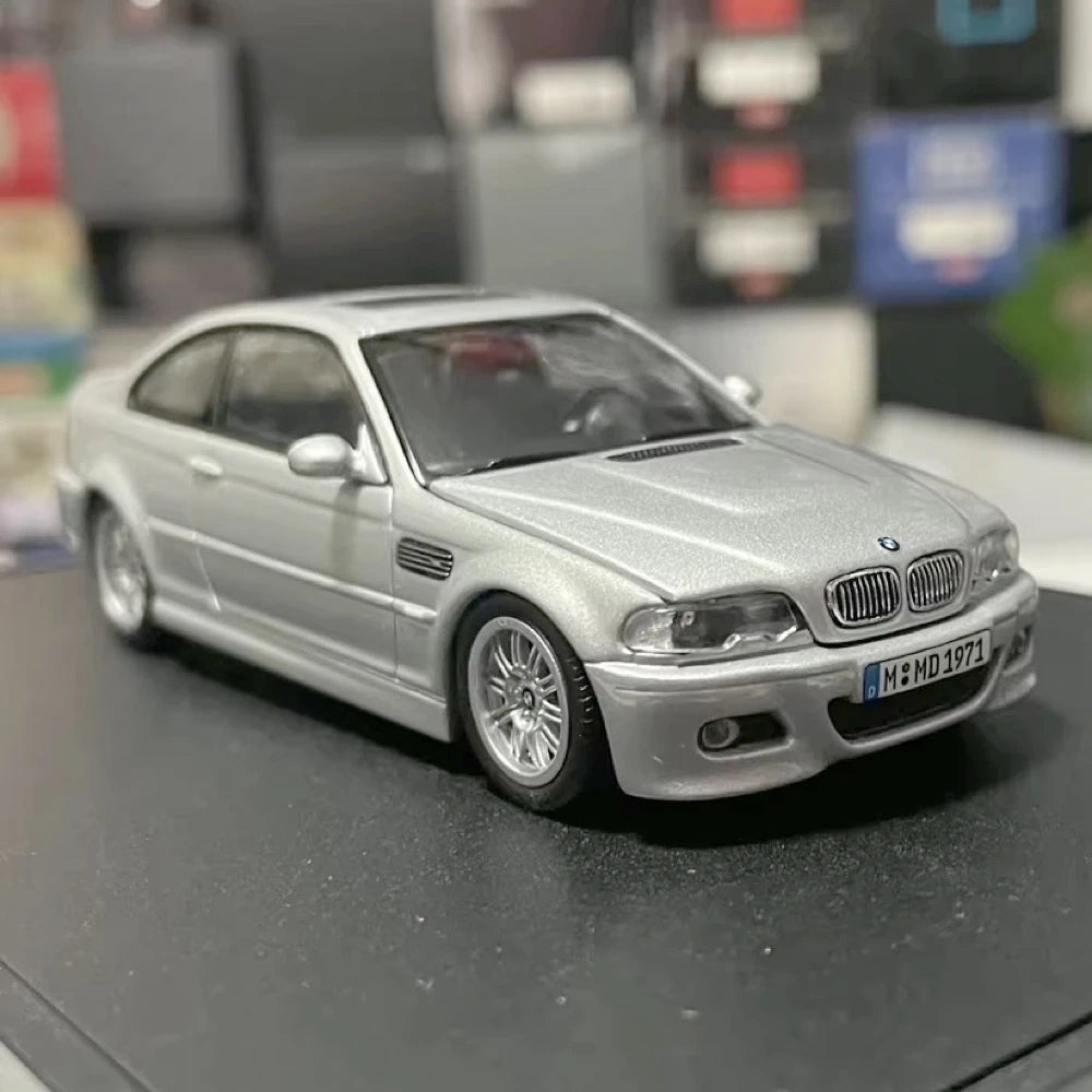 [Minichamps] 1:43 BMW 2000 E46 M3 Coupe Silver Model Car Die-Cast