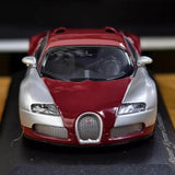 [Minichamps] 1:43 Bugatti 2009 Veyron Centenaire Silver Red Model Car Die-Cast