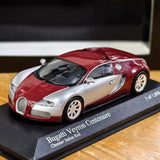 [Minichamps] 1:43 Bugatti 2009 Veyron Centenaire Silver Red Model Car Die-Cast
