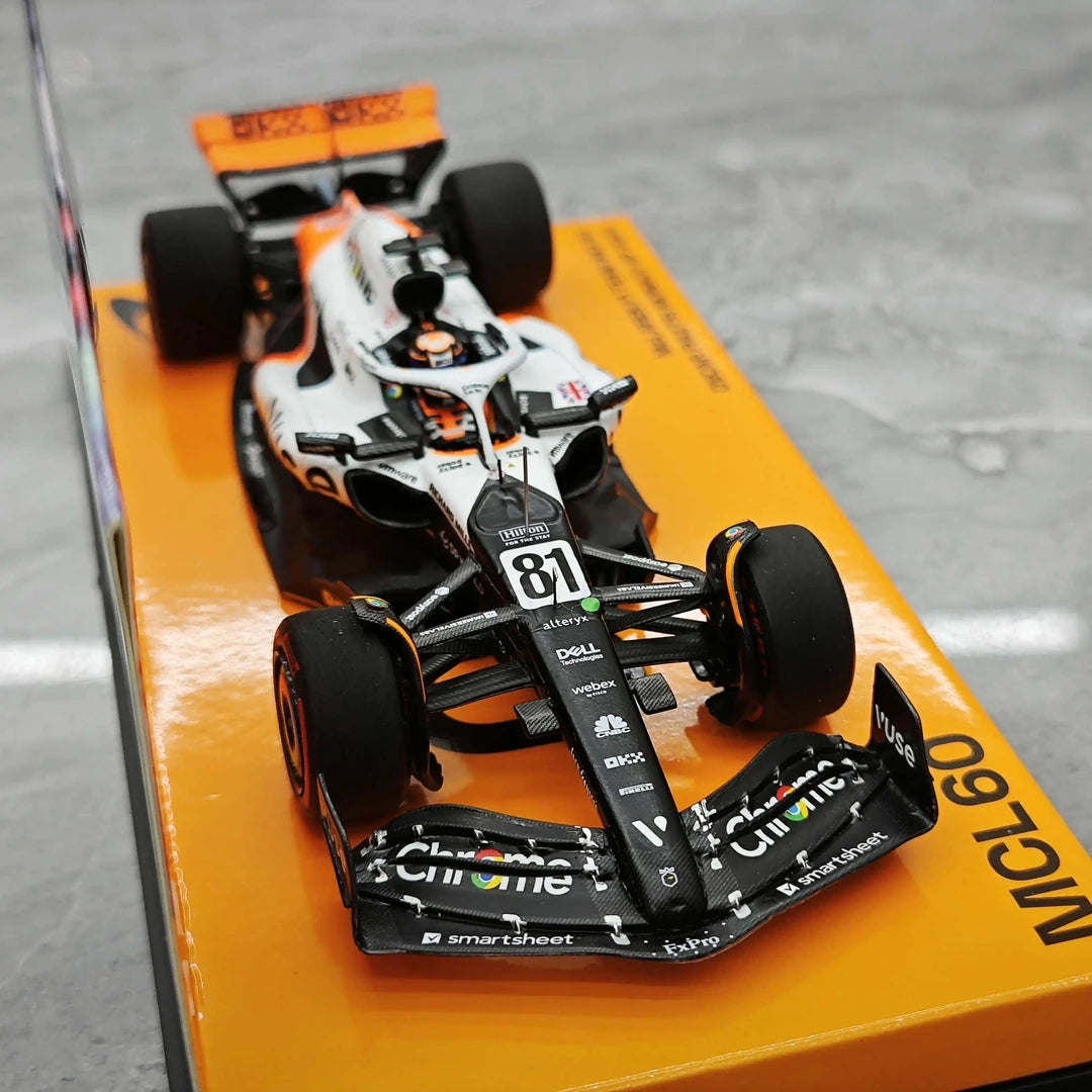 1:43 McLaren 2023 MCL60 #81 Monaco GP Oscar Piastri F1 model car by Minichamps - view 7