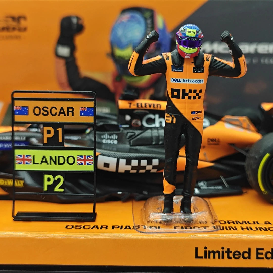 1:43 McLaren 2024 MCL38 #81 Hungarian GP Oscar Piastri F1 model car by Minichamps - view 11