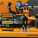 1:43 McLaren 2024 MCL38 #81 Hungarian GP Oscar Piastri F1 model car by Minichamps - view 11