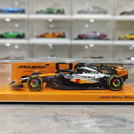 1:43 McLaren 2025 MCL39 #81 British GP Oscar Piastri F1 Resin-Modell von Minichamps – siehe 10