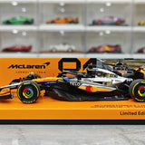 1:43 McLaren 2025 MCL39 #81 British GP Oscar Piastri F1 Resin-Modell von Minichamps – siehe 5