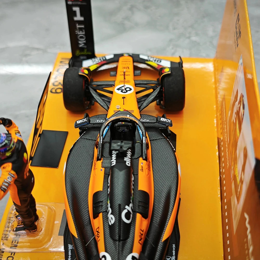 1:43 McLaren 2025 MCL39 #81 Spanish GP Oscar Piastri F1 model car by Minichamps - view 10