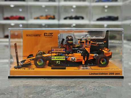 1:43 McLaren 2025 MCL39 #81 Spanish GP Oscar Piastri F1 model car by Minichamps - view 13