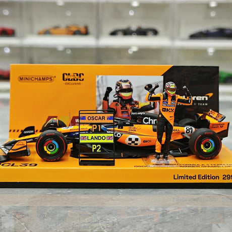 1:43 McLaren 2025 MCL39 #81 Spanish GP Oscar Piastri F1 model car by Minichamps - view 4