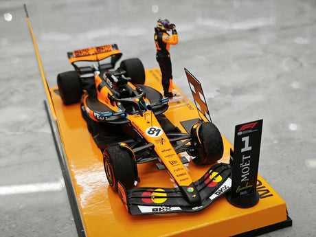 1:43 McLaren 2025 MCL39 #81 Spanish GP Oscar Piastri F1 model car by Minichamps - view 8