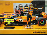 1:43 McLaren 2025 MCL39 #81 Spanish GP Oscar Piastri F1 model car by Minichamps - view 9
