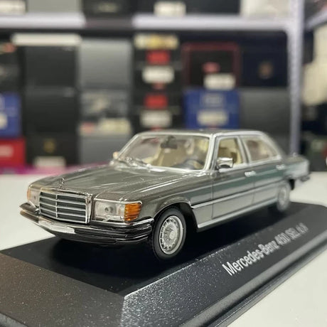 [Minichamps] 1:43 Mercedes-Benz 1975 450 SEL W116 Gray Model Car Die-Cast