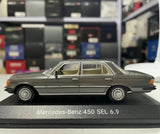 [Minichamps] 1:43 Mercedes-Benz 1975 450 SEL W116 gris voiture miniature Die-Cast