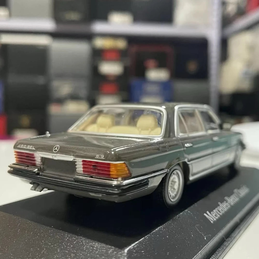 [Minichamps] 1:43 Mercedes-Benz 1975 450 SEL W116 gris voiture miniature Die-Cast