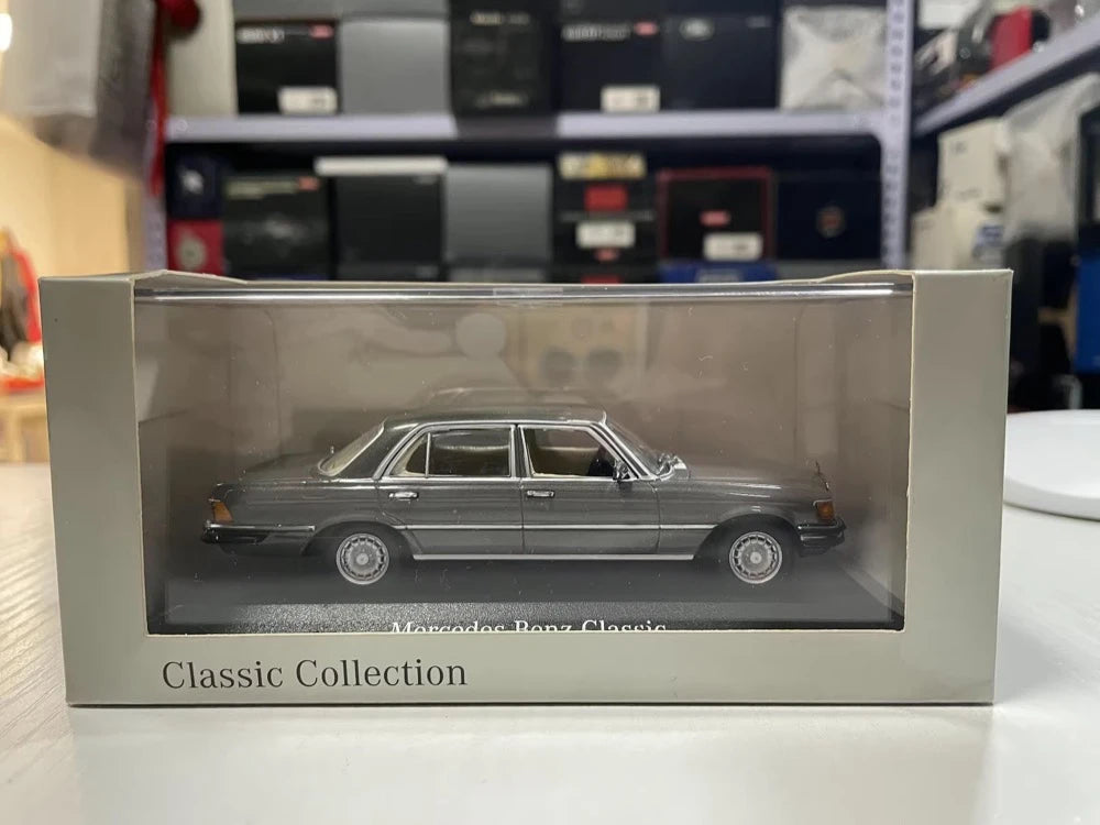 [Minichamps] 1:43 Mercedes-Benz 1975 450 SEL W116 gris voiture miniature Die-Cast