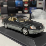[Minichamps] 1:43 Mercedes-Benz 1992 600 SEC C140 Green Model Car Die-Cast