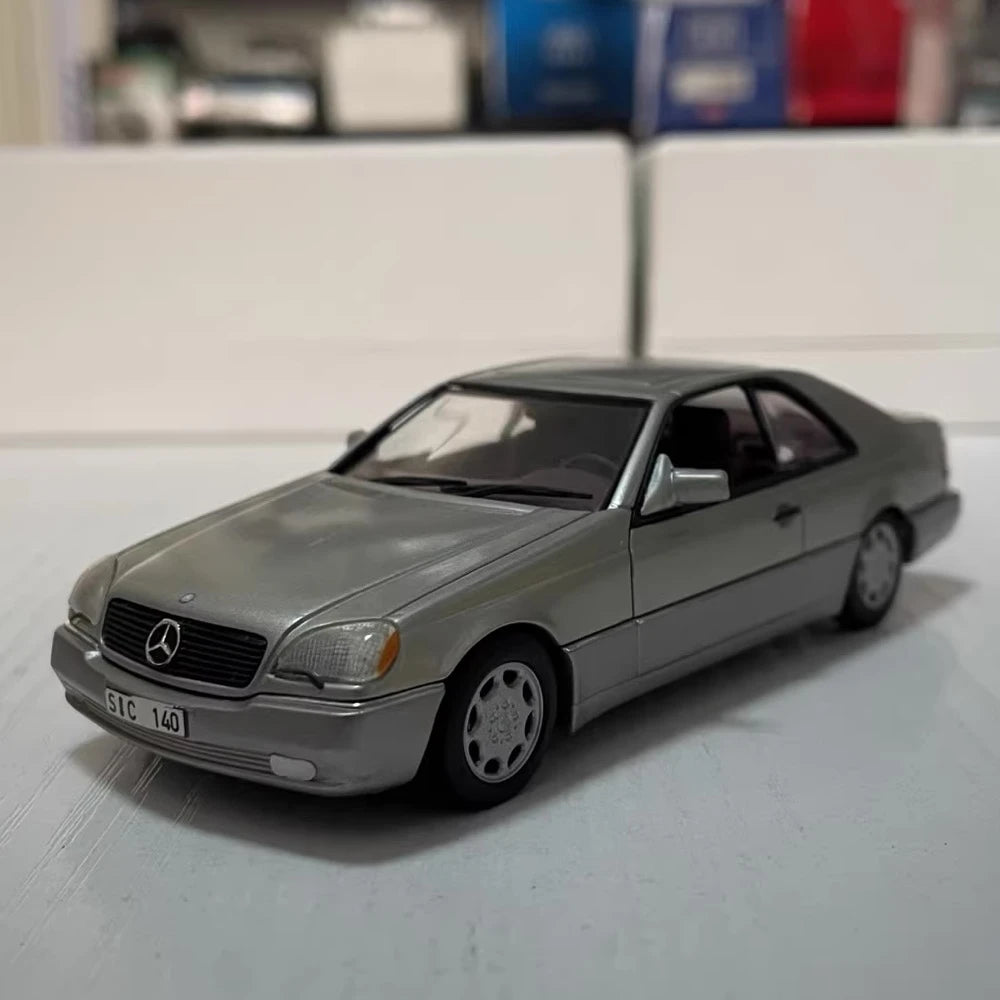 [Minichamps] 1:43 Mercedes-Benz 1992 600 SEC C140 Silver Model Car Die-Cast