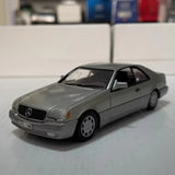 [Minichamps] 1:43 Mercedes-Benz 1992 600 SEC C140 Silver Model Car Die-Cast