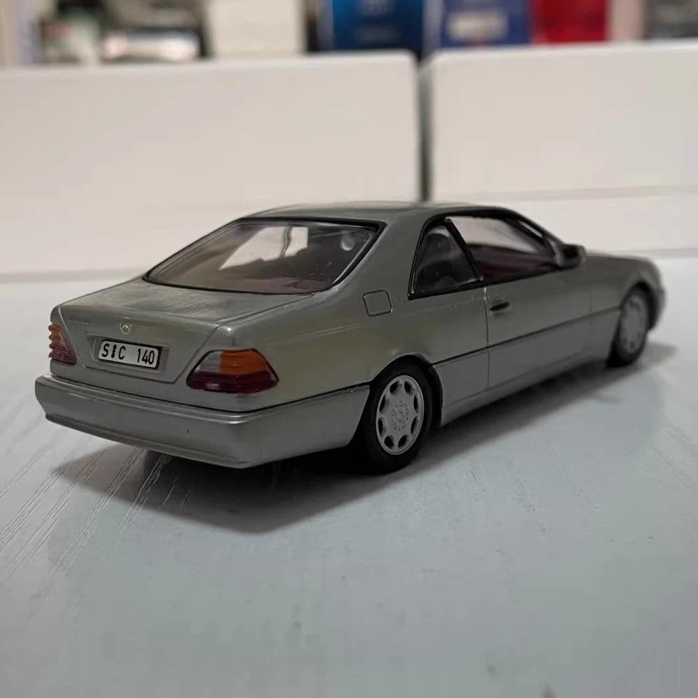[Minichamps] 1:43 Mercedes-Benz 1992 600 SEC C140 Silver Model Car Die-Cast