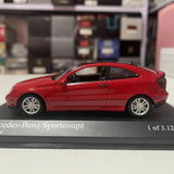 [Minichamps] 1:43 Mercedes-Benz 2001 CL203 Sport Coupe Red Model Car Die-Cast