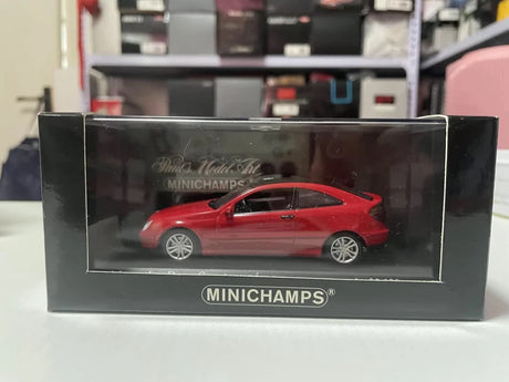 [Minichamps] 1:43 Mercedes-Benz 2001 CL203 Sport Coupe Red Model Car Die-Cast