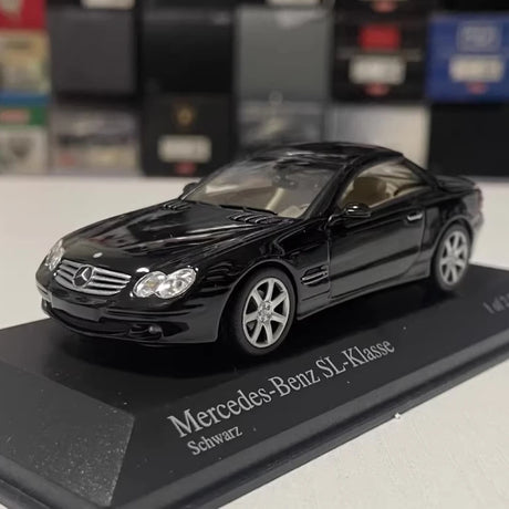 [Minichamps] 1:43 Mercedes-Benz 2003 SL-Class Coupe R230 Black Model Car Die-Cast