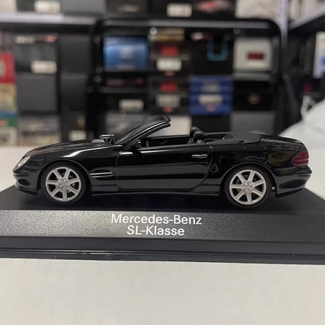 [Minichamps] 1:43 Mercedes-Benz 2003 SL-Class Roadster R230 Black Model Car Die-Cast