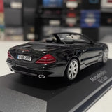 [Minichamps] 1:43 Mercedes-Benz 2003 SL-Class Roadster R230 Black Model Car Die-Cast