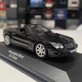 [Minichamps] 1:43 Mercedes-Benz 2003 SL-Class Roadster R230 Black Model Car Die-Cast