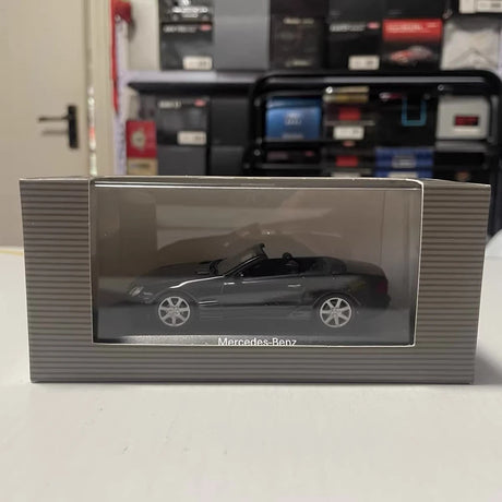 [Minichamps] 1:43 Mercedes-Benz 2003 SL-Class Roadster R230 Black Model Car Die-Cast