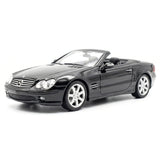 [Minichamps] 1:43 Mercedes-Benz 2003 SL-Class Roadster R230 Black Model Car Die-Cast