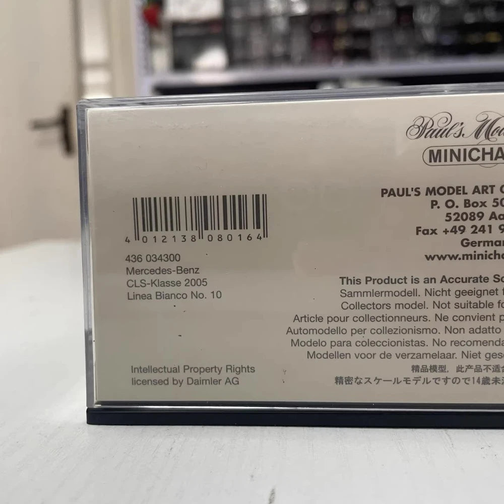 [Minichamps] 1:43 Mercedes-Benz 2005 CLS C219 White Model Car Die-Cast