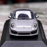 [Minichamps] 1:43 Porsche 2016 911 Turbo Cabriolet Silver Model Car Resin