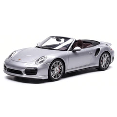 [Minichamps] 1:43 Porsche 2016 911 Turbo Cabriolet Silver Model Car Resin