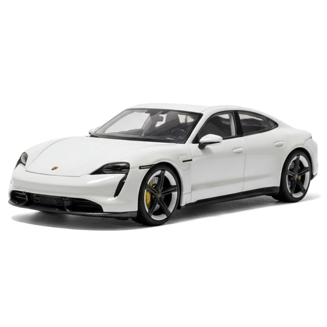 [Minichamps] 1:43 Porsche 2019 Taycan Turbo S White Model Car Die-Cast