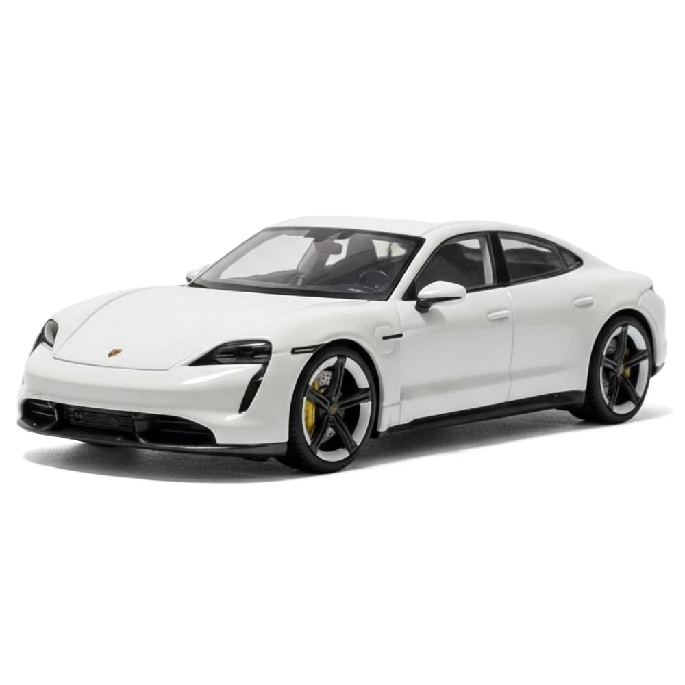 [Minichamps] 1:43 Porsche 2019 Taycan Turbo S White Model Car Die-Cast