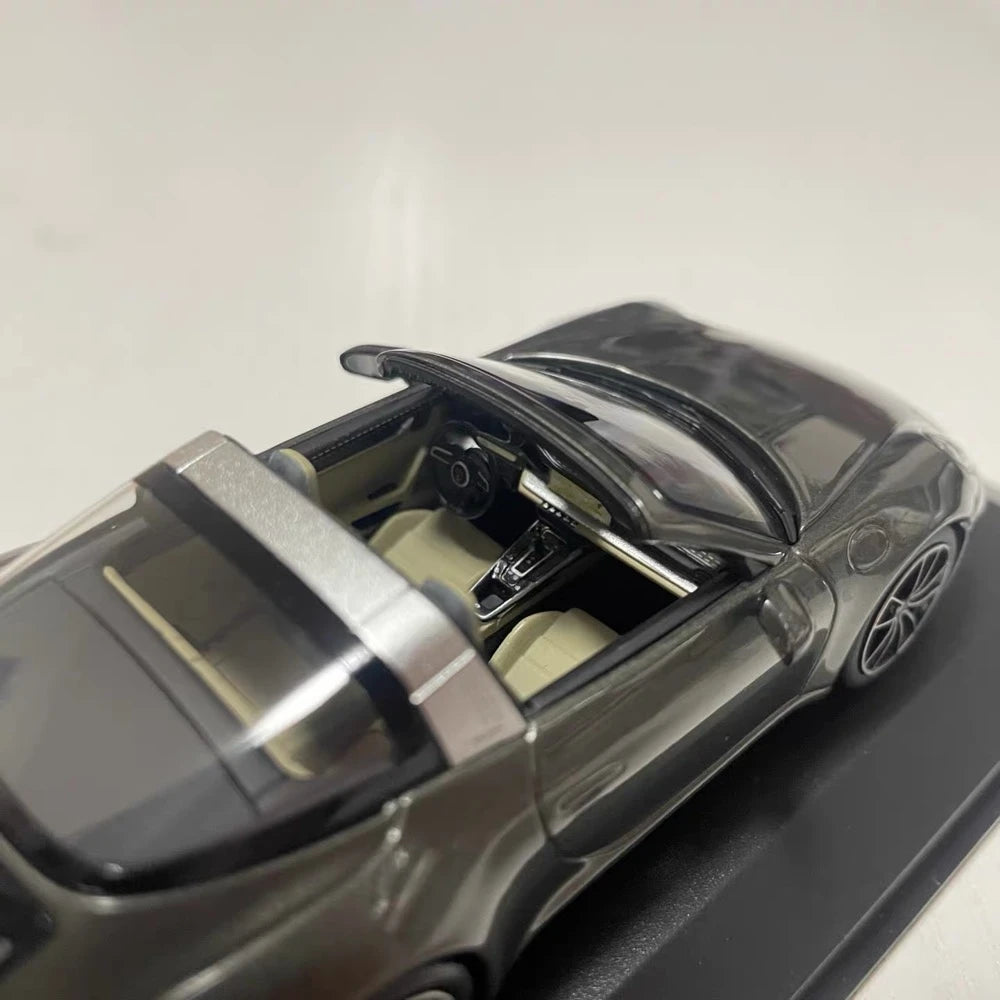 [Minichamps] 1:43 Porsche 2020 911 992 Targa 4S Gray Model Car Die-Cast