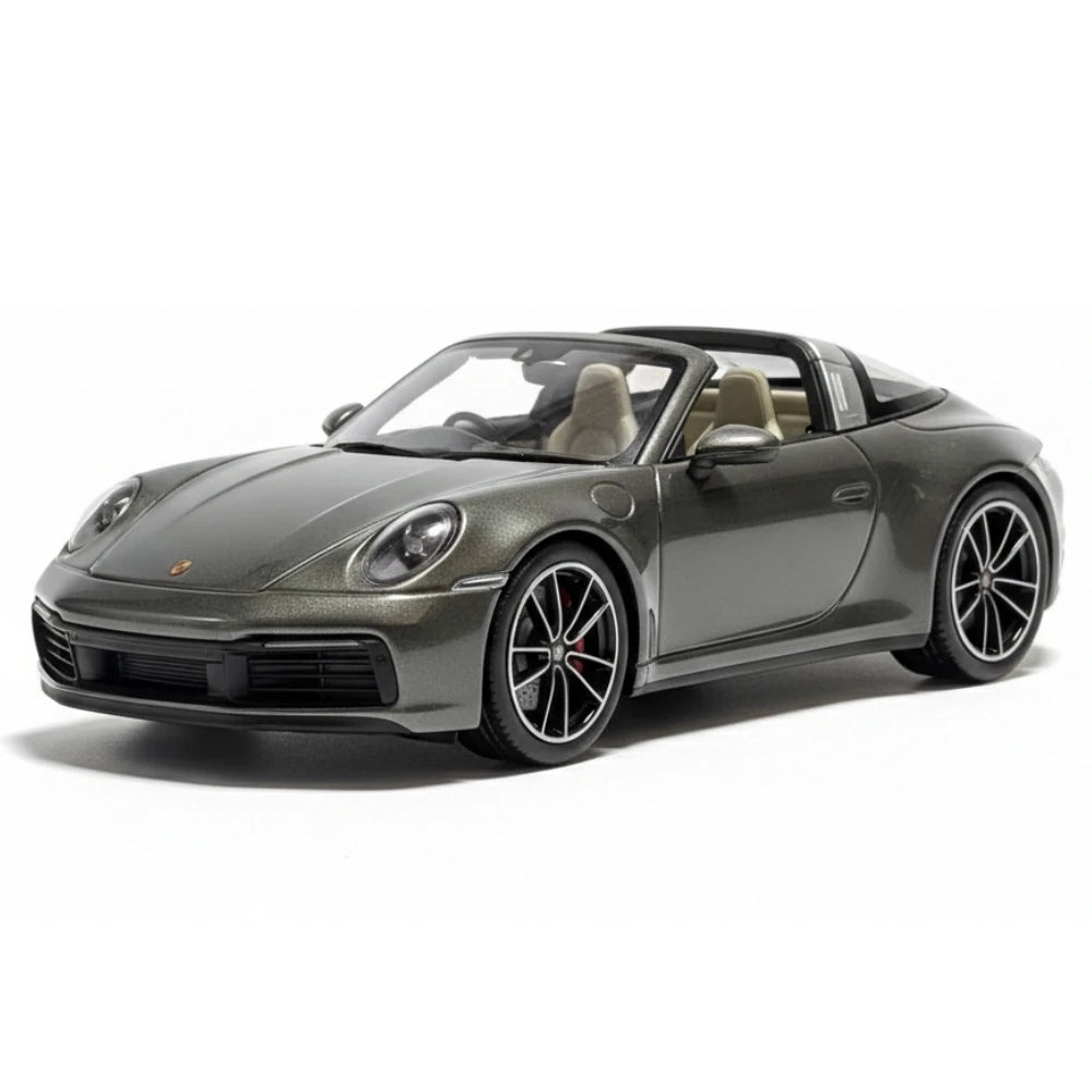 [Minichamps] 1:43 Porsche 2020 911 992 Targa 4S Gray Model Car Die-Cast