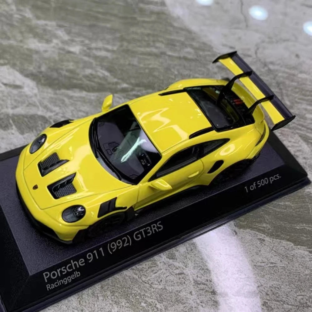 [Minichamps] 1:43 Porsche 2023 911 992 GT3 RS Yellow Model Car Resin