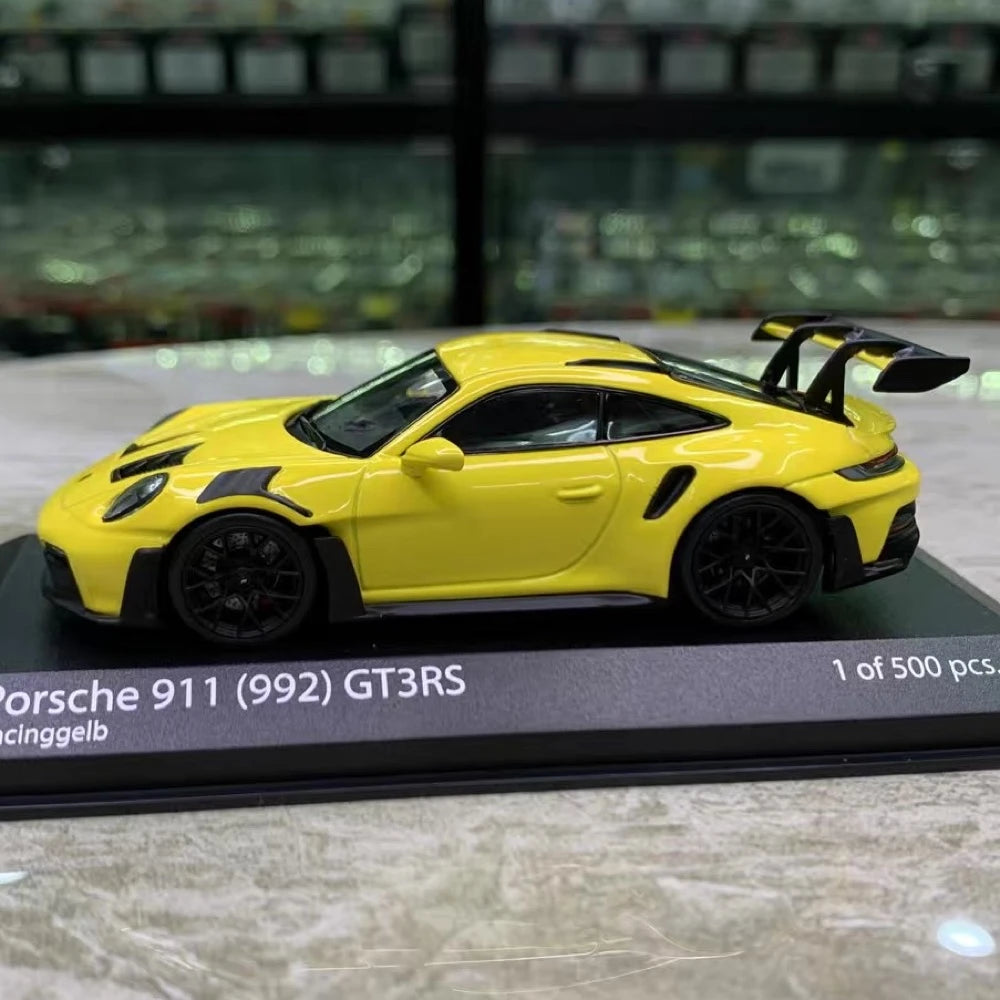 [Minichamps] 1:43 Porsche 2023 911 992 GT3 RS Yellow Model Car Resin