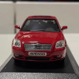 [Minichamps] 1:43 Toyota 2002 Avensis Sedan レッド モデルカー Die-Cast