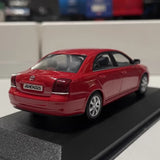 [Minichamps] 1:43 Toyota 2002 Avensis Sedan レッド モデルカー Die-Cast